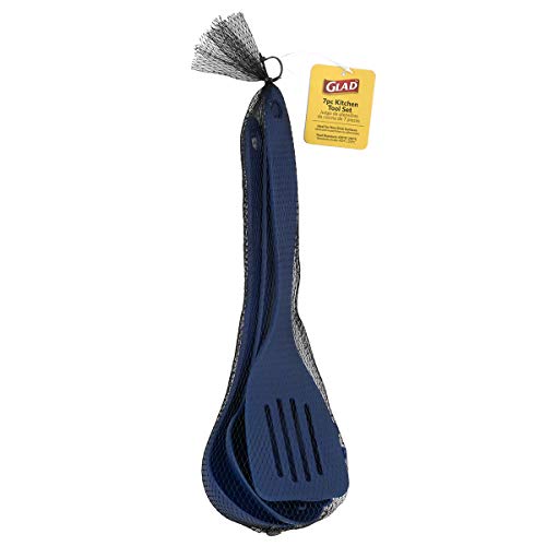 Glad Conjunto de utensílios de cozinha – 7 peças, ferramentas de nylon para panelas antiaderentes, a