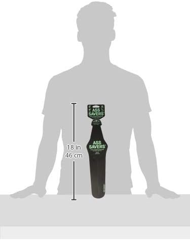 Guardabarros Ass Savers Regular Negro, 23-35 mm, Montaje sin Herramientas miniatura 3