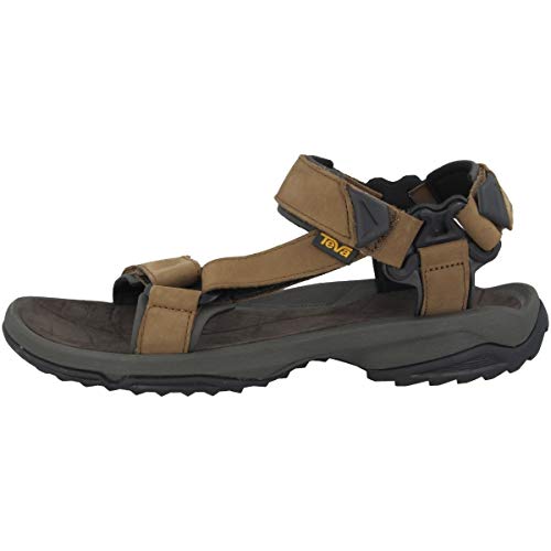 Teva Terra Fi Lite Leather M's, Sandalias de Senderismo para Hombre, Marrón (Brown), 42