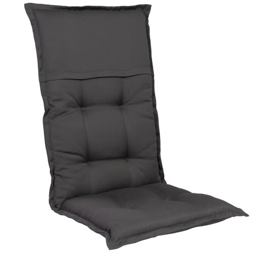 Homeoutfit24 Gartenstuhlauflagen Hochlehner – 4er Set – Extra Dick 8 cm...