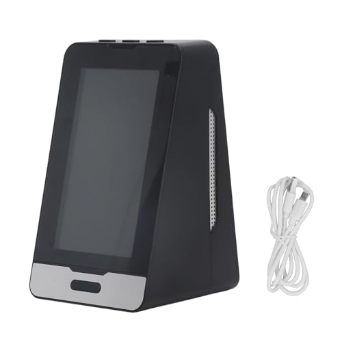 Monitor de calidad del aire con pantalla de 4,3 pulgadas y batería recargable