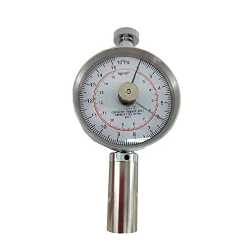 Handheld Fruit Hardness Tester Meter Pointer Type Fruit Penetrometer Fruit Sclerometer with Measuring Range 2 to 15kg/cm 2 (x10 5pa)