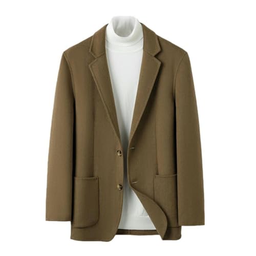 Blazer court en laine cachemire homme veste chaude automne hiver