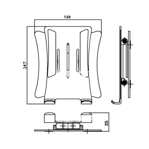 Support tablette rotatif cuisine et bureau pour smartphone et recette vidéo - 4