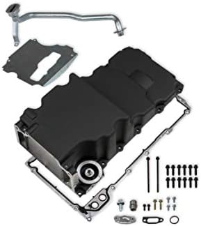 Super Shops SS11005 GM LS Retro Fit Oil Pan 1955-92 GM/Muscle Car/Classic Car/Truck High Tuck Black Finish