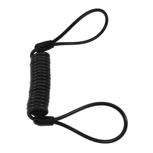 PRETYZOOM Bicycle Lock Reminder Cable Durable Steel Wire Security Cable for Disc Lock Reminder Rope for Helmets and Riding Gear Comprehensive Protection Safety Assurance