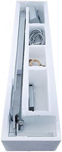 Bernstein Design 1521 faucet components neatly packed in protective foam within a box.
