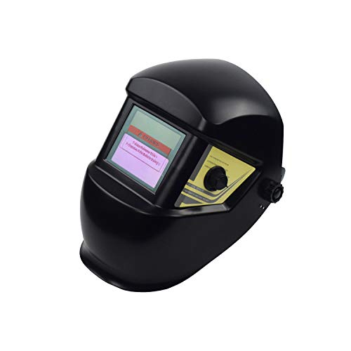 BLACK Pro Solar Auto Darkening Welding Helmet Arc Tig Mig Protect Grinding Welder