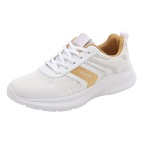 Zapatillas rojas de mujer de deporte y calzado casual cómodo con balancín