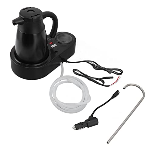 Hervidor eléctrico portátil 1.2 litros acero inoxidable miniatura 3