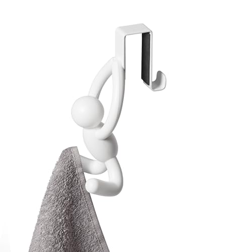 Umbra Buddy Lot de 2 crochets pour porte de placard et tiroir Blanc