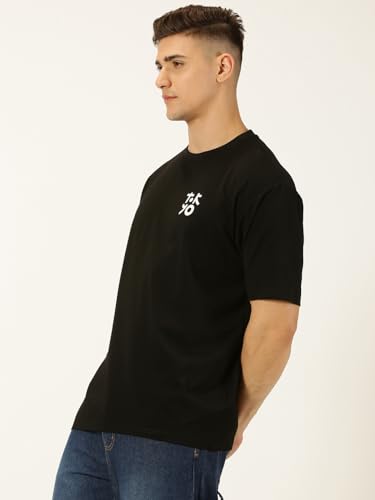 Image of Thomas Scott Men's | Graphic | Half Sleeve | Oversized Fit | Cotton Blend | Crew Collar | Casual Tshirt