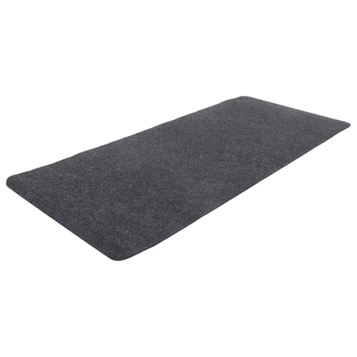Uonlytech Alfombrilla de Ratón Grande de Fieltro Gris Antideslizante 90X40 CM para Escritorio Oficina y Gaming Protector de Mesa Resistente y Espacioso para Teclado y Portátil