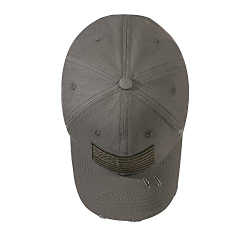 Image of IIN American Flag Baseball Cap for Men Women Low Profile USA Army Tactical Operator Military Plain Dad Hat