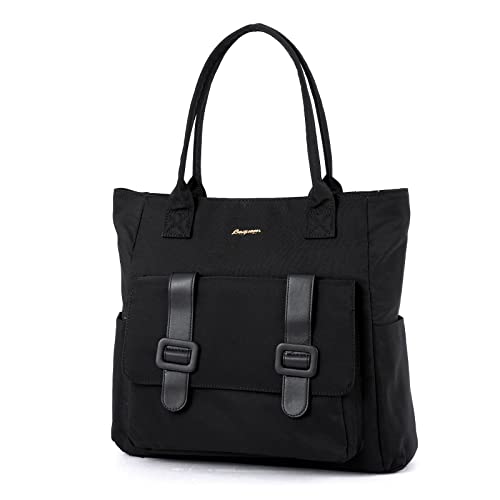 Diaper Bags, Black Tote Bag With Durable And Fashionable Fabric, Women Changing Bagslaptop Bag Fit For All Essential Items For Baby Shows Gifts #TOP5