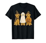 Photo Gallery golden retrievers halloween fantasma strega zucca cani retro maglietta Photo Gallery golden retrievers halloween fantasma strega zucca cani retro maglietta