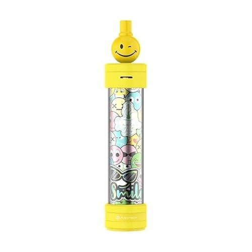 E-Chicha Portable Hookah Air v1.5, 6ml, 3200mAh, 25-80W, Rechargeable via USB-C, Noir (SMILE) SANS TABAC SANS NICOTINE - INTERDIT AUX MOINS DE 18ANS - amavape