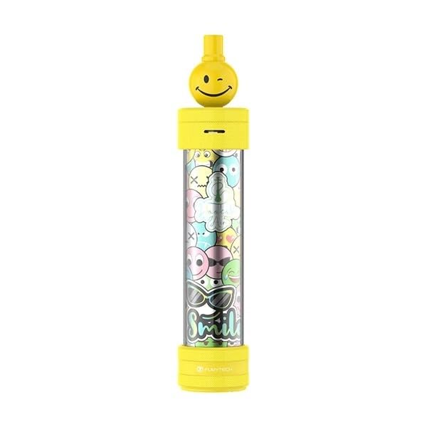 E-Chicha Portable Hookah Air v1.5, 6ml, 3200mAh, 25-80W, Rechargeable via USB-C, Noir (SMILE) SANS TABAC SANS NICOTINE - INTERDIT AUX MOINS DE 18ANS - amavape