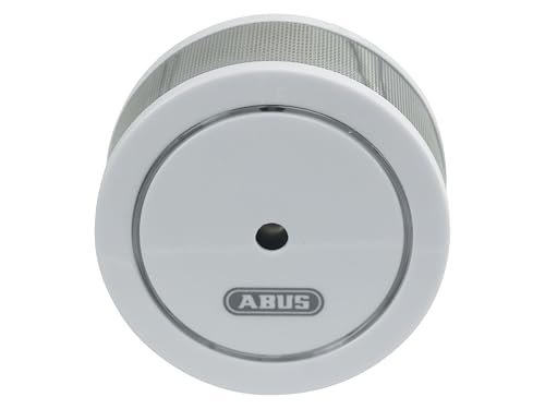 ABUS Mini-Rauchmelder GRWM30600 mit 10-Jahres-Batterie - Q-Label & DIN EN14604 zertifiziert - 85 dB Alarm - für Wohnräume, Wohnwagen & Wohnmobil - Weiß