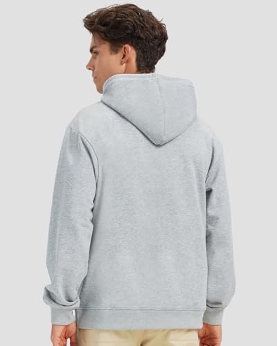 Zylioo Men's Tall Pullover Sweatshirt Long Sleeve Crewneck Hoodie for Tall Men Soft Lounge Sweatshirt with Pocket2