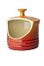 Le Creuset Stoneware 10-Ounce Salt Crock, Flame