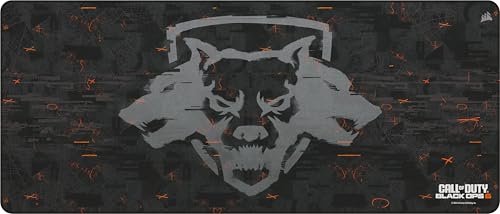 Corsair MM300 2XL Call of Duty®: Black Ops 6 Edition Anti-Fray Non-Slip Gaming Mouse Pad – 93cm x 40cm, Pro-Grade Cloth, Textile-Weaved Surface, Reinforced Stitched Edges