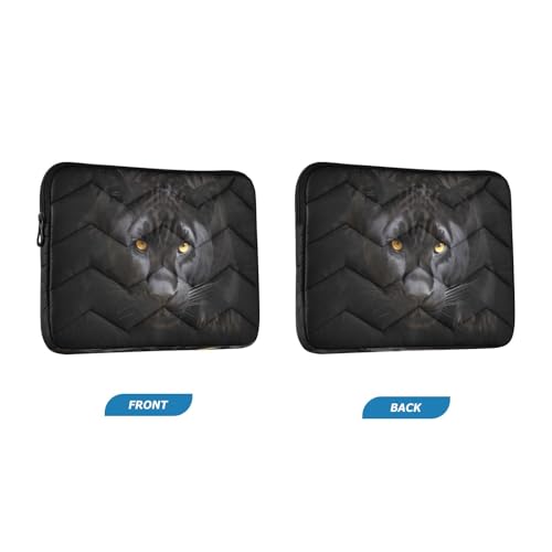 Funda para Laptop Negra Leopardo para 13-14 Pulgadas miniatura 2