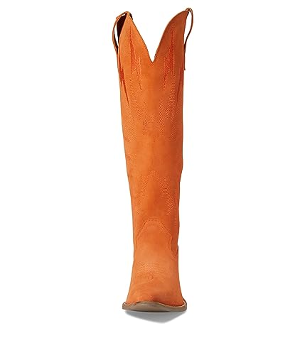 Image of Dingo Womens Thunder Road Embroidered Snip Toe Casual Boots Knee High Mid Heel 2-3 inch