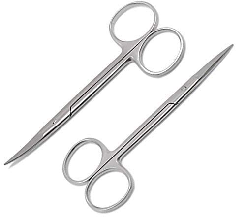 Arineo 2 Iris Scissors 4.5" Curved & Straight Surgical instrument (B08WK9RSNF) Amazon Price History, Amazon Price Tracker