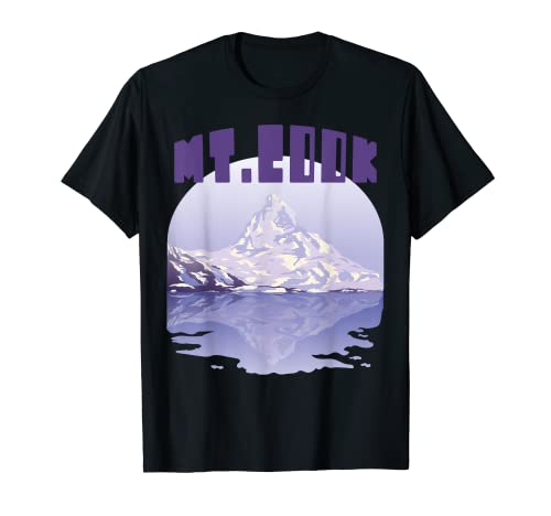 Mountains New Zealand Climbing Mount Cook Hiking Outdoor T-Shirt