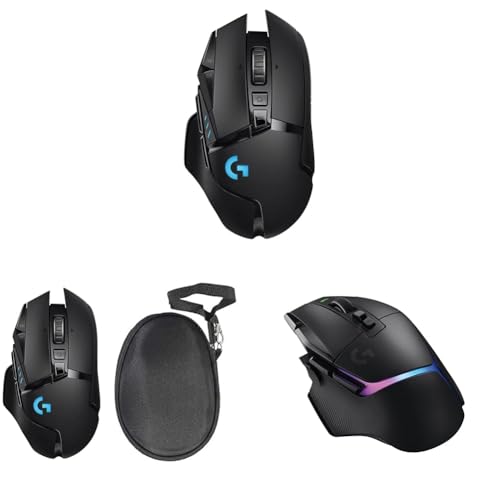 Image of Logitech G502 Lightspeed Wireless Gaming Mouse, Hero 16K Sensor, 16,000 DPI, RGB, Adjustable Weights