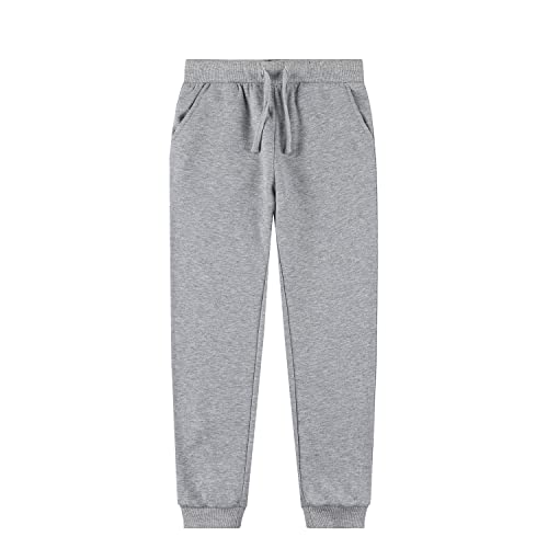 Image of Kid Nation Kids Unisex Soft Brushed Fleece Casual Pull On Jogger Sweatpants with Pockets for Boys or Girls