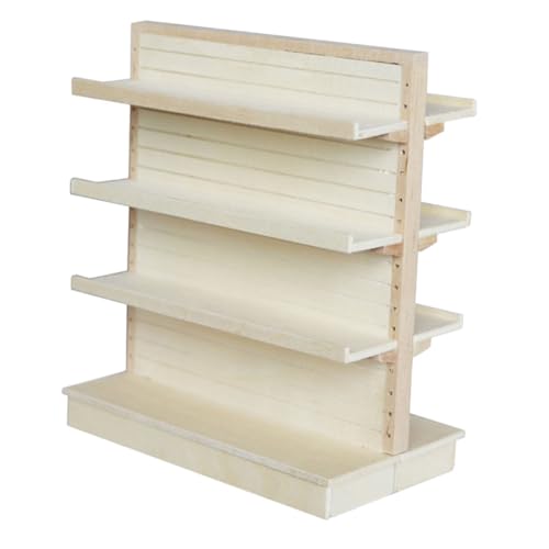 SOIMISS Estante De Madera Miniaturas para Muñecas Estante Pequeño Modelo Supermercado Decoración Accesorios para Casa De Muñecas