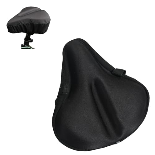 自転車 サドルカバー サドルクッション クッション 痛く エアロバイクにも最適 お尻が痛くない 衝撃吸収 エアロバイク クロスバイク ロードバイク/クロスバイク/マウンテンバイク (直線溝)