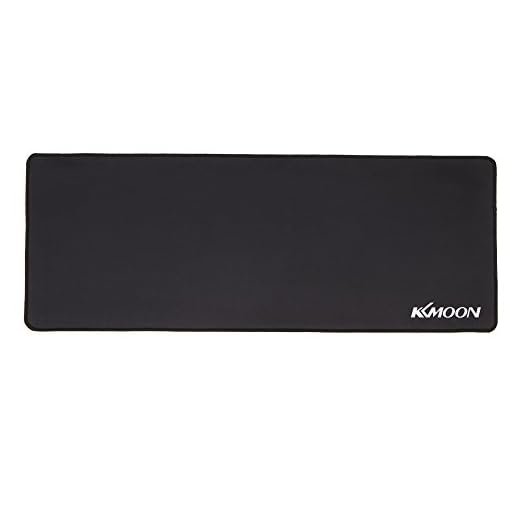 KKmoon 800 x 400 x 3 mm alfombra de ratón antideslizante e hidroresistente.