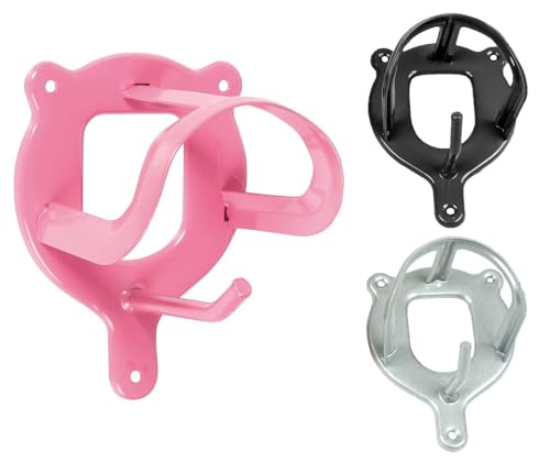 NETPROSHOP Trensenhalter, Halter für Trensen u Halfter, schwarz oder Silber, Auswahl:Schwarz