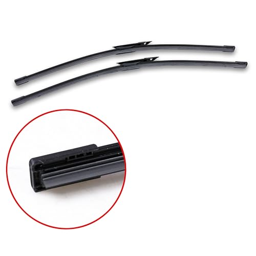 Image of BOSCH 3397009893 AeroTwin Wiper Blade Combo Pack - Set of 2 (22 inch & 22 inch) | Driver and Passenger Side Original Equipment Replacement Blades