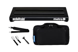 Metro 16 Pedal Board Soft Case with Shoulder Strap 48" of Professional-Grade Hook-and-Loop Assortment of zip ties