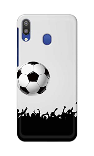 Image of Printed Hard Back Cover Case for Samsung Galaxy M20 Back Cover (Football Icon) -1302