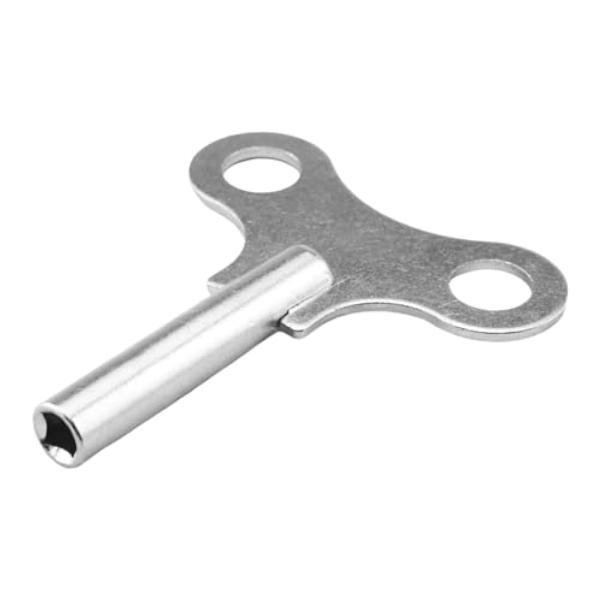 Ergonomic Clock Winding Key for Mechanical Clocks, White