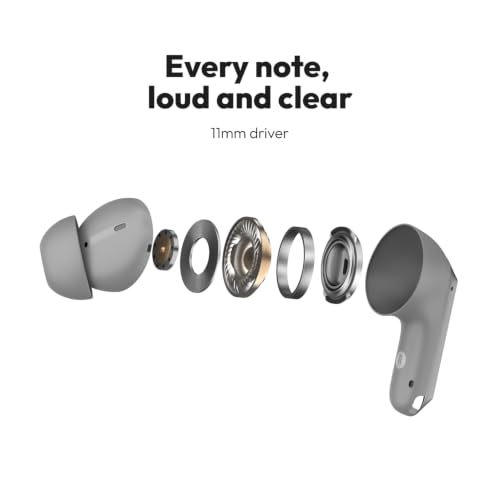Image of Noise ALT Buds, 35dB ANC, Spatial Audio, 45Hrs Playtime, App Support, Ai Powered, Instacharge, Dual Pairing, BTv6.0 (Chosen Taupe (Metallic))