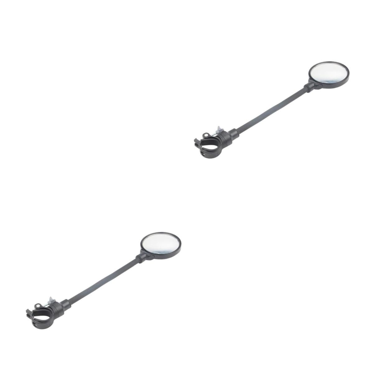 ifundom 2 Pezzi Specchietto Retrovisore Regolabile per Bici Bike Accessorio Manubrio con Angolo Visione e Installazione Facile