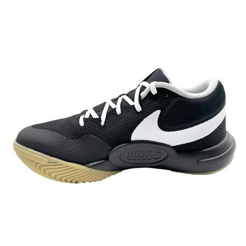 Nike Hyperquick Volleyball Shoes (FN4678-001, Black/Flat Silver/White) Size 7.5 Mens/9 Womens US4