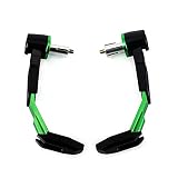 Peso del artículo: 0,2 kg Manetas moto For Kawasaki Z650 Z750 Z800 Z900 Z250 Z1000 Z1000SX universal de aluminio manillar de la motocicleta freno palancas de embrague protector maneta embrague moto (Color : Green)