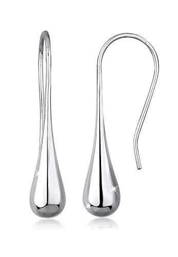 Boucles d'oreilles pendantes gouttes argent 925 le cadeau idéal