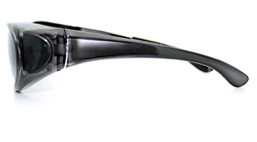 2 Women's Polarized Fit Over Oval Sunglasses Wear Over Eyeglasses3