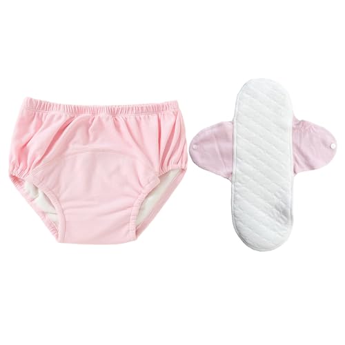 Maxtonser Pañales lavables para adultos, superabsorbentes, de algodón, reutilizables, a prueba de fugas, con almohadilla de inserción para ancianos postrados en cama