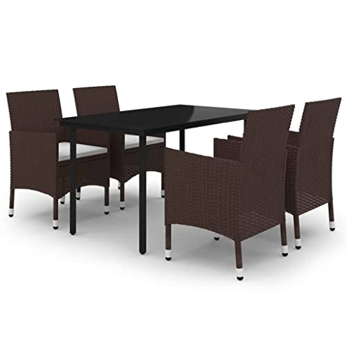 Chaises de repas extérieur et table en verre pour optimiser sa terrasse - 2