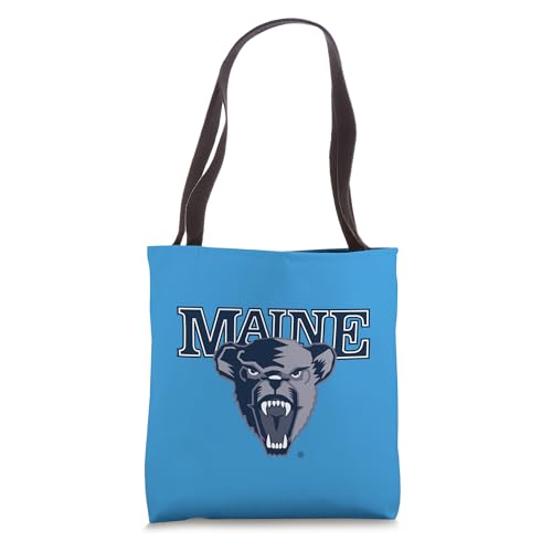 Bolso tipo tote de la Universidad de Maine Black Bears para fanáticos del deporte miniatura 1