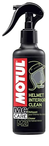 Motul - Spray Nettoyant Intérieur Casque Moto - Nettoyage en Profondeur – Action Anti-Odeurs Immédiate - Respectueux de la Peau - MC Care Helmet Interior...